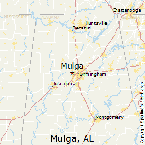 Mulga,Alabama Map