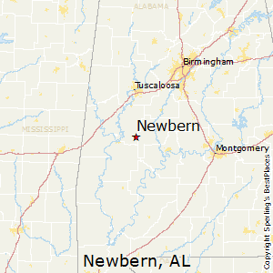 Newbern,Alabama Map
