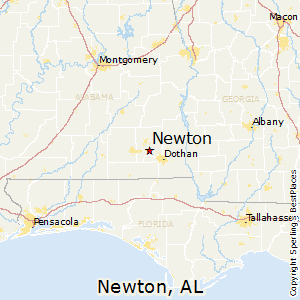 Newton,Alabama Map