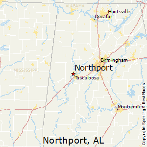 Northport,Alabama Map