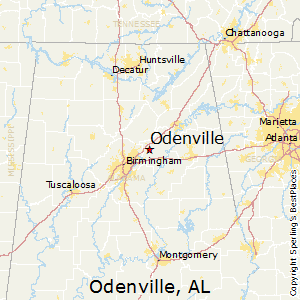 Odenville,Alabama Map