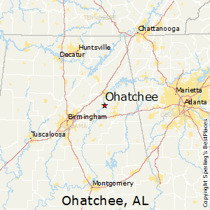 Ohatchee,Alabama Map