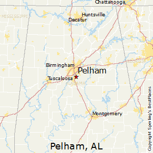 Pelham,Alabama Map