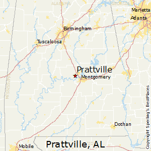 Prattville,Alabama Map