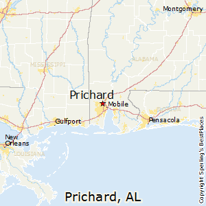 Prichard,Alabama Map