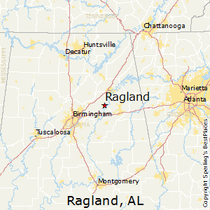 Ragland,Alabama Map