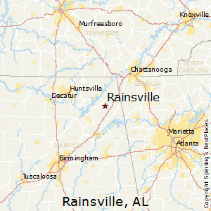 Rainsville,Alabama Map