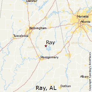 Ray,Alabama Map
