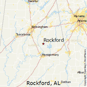 Rockford,Alabama Map
