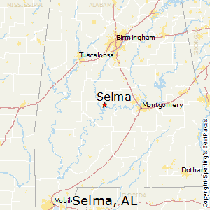 Selma,Alabama Map