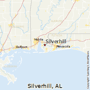 Silverhill,Alabama Map