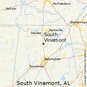 South_Vinemont,Alabama Map