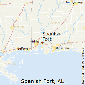 Spanish_Fort,Alabama Map