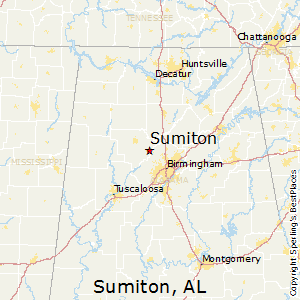 Sumiton,Alabama Map