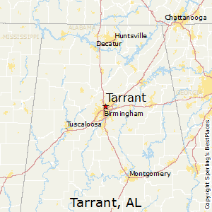 Tarrant,Alabama Map
