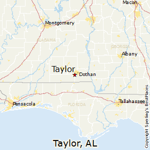 Taylor,Alabama Map