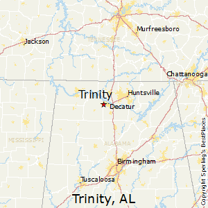 Trinity,Alabama Map