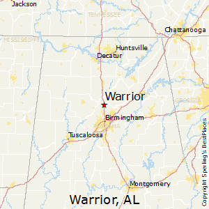 Warrior,Alabama Map