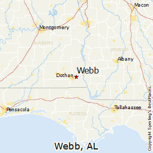 Webb,Alabama Map