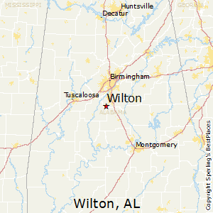 Wilton,Alabama Map