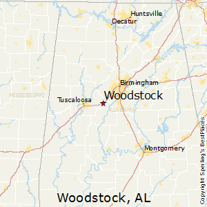 Woodstock,Alabama Map