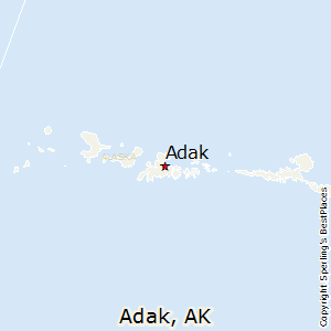 Adak,Alaska Map