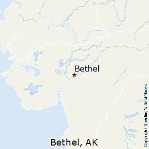 Bethel,Alaska Map