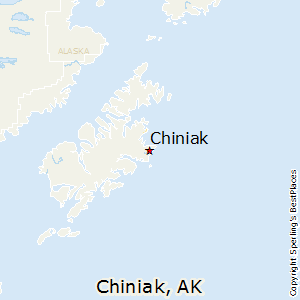 Chiniak,Alaska Map