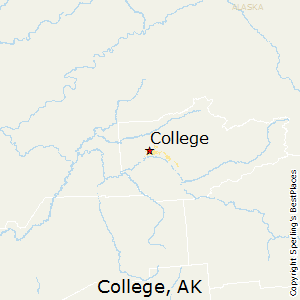 College,Alaska Map