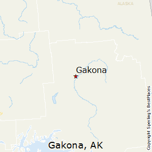 Gakona,Alaska Map
