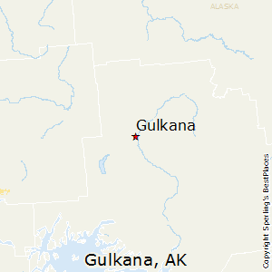 Gulkana,Alaska Map