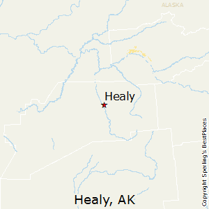 Healy,Alaska Map