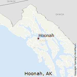 Hoonah,Alaska Map