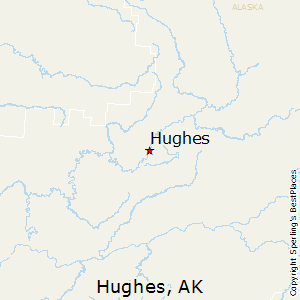 Hughes,Alaska Map