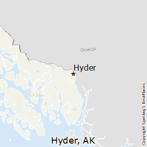 Hyder,Alaska Map