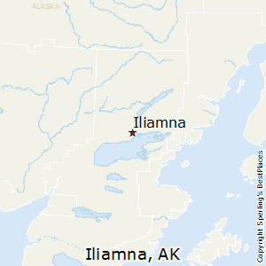 Iliamna,Alaska Map