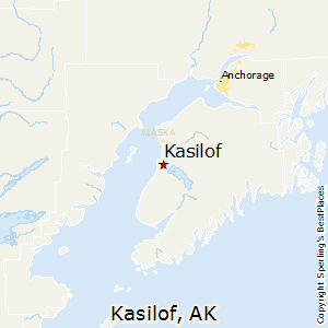 Kasilof,Alaska Map