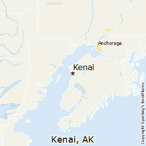 Kenai,Alaska Map