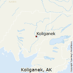 Koliganek,Alaska Map