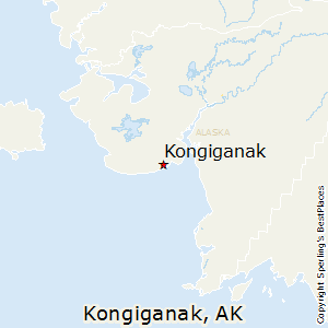 Kongiganak,Alaska Map