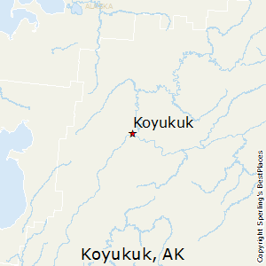 Koyukuk,Alaska Map