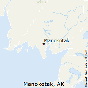 Manokotak,Alaska Map