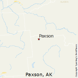 Paxson,Alaska Map