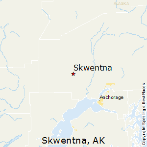 Skwentna,Alaska Map