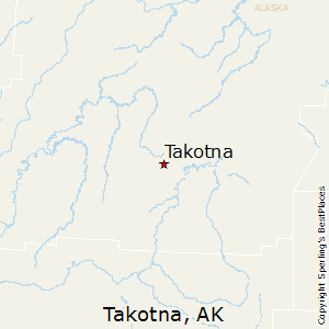 Takotna,Alaska Map