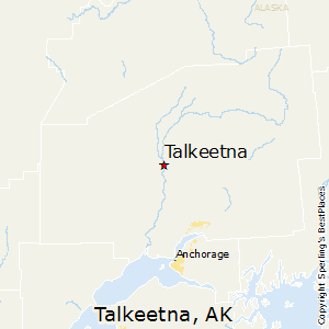 Talkeetna,Alaska Map