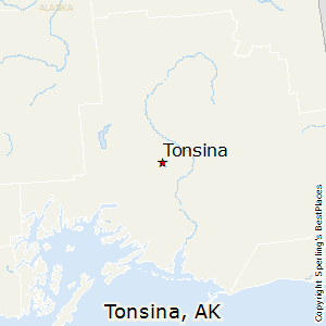Tonsina,Alaska Map