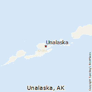 Unalaska,Alaska Map