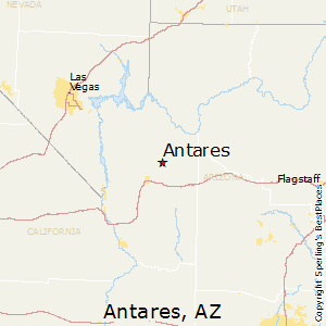 Antares,Arizona Map