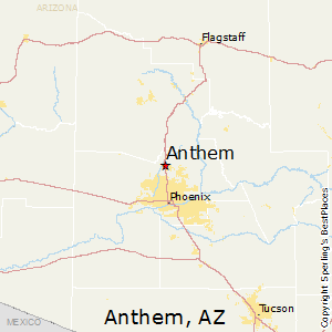 Anthem,Arizona Map